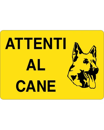 CARTELLO ALL. ATTENTI AL CANE