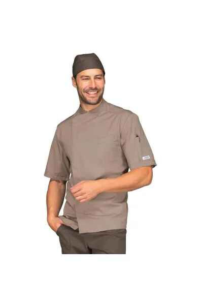 CHAQUETA_COCINERO_TAUPE_MANGA_CORTA_2824