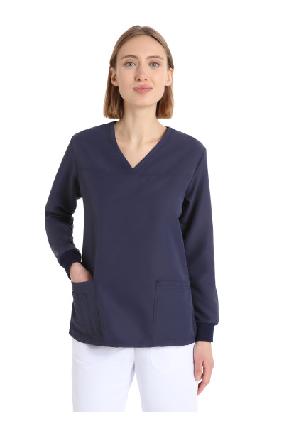 Casacca_Power_donna_Dark_Blue_manica_lunga_NO_STIRO_42588