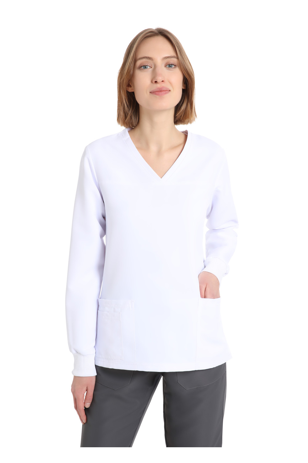 Veste_Power_Femme_Blanc_manches_longues_SANS_FER_42600