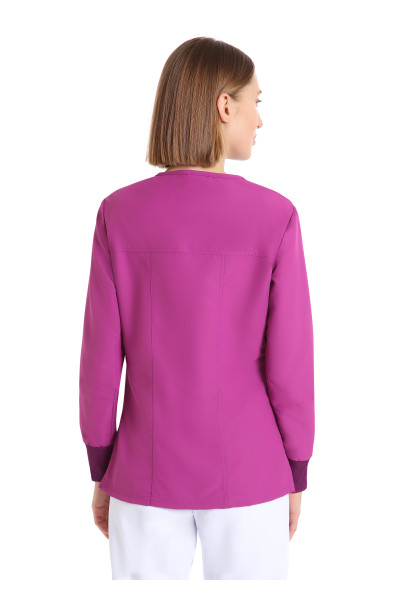 Power_Women's_Violet_Long_Sleeve_NO_IRON_Tunic_42615