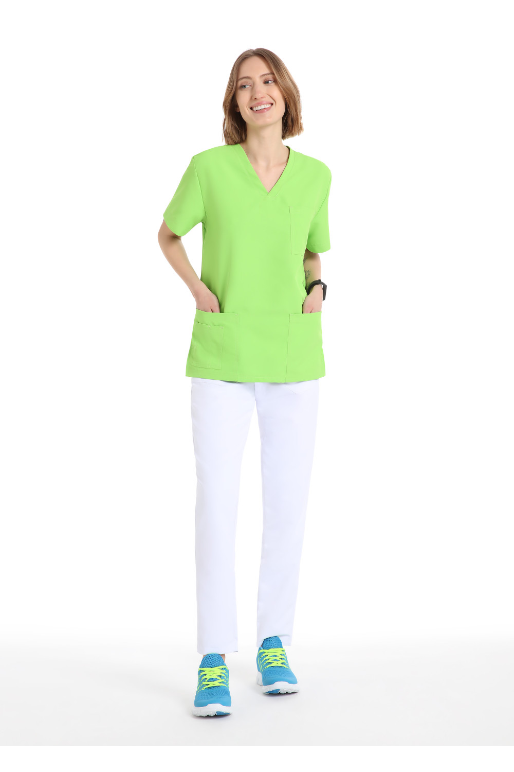 Túnica_Smart_unisex_Verde_Manzana_SIN_HIERRO_42621