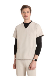 Smart_Unisex_Beige_NON-IRON_Tunic_42625