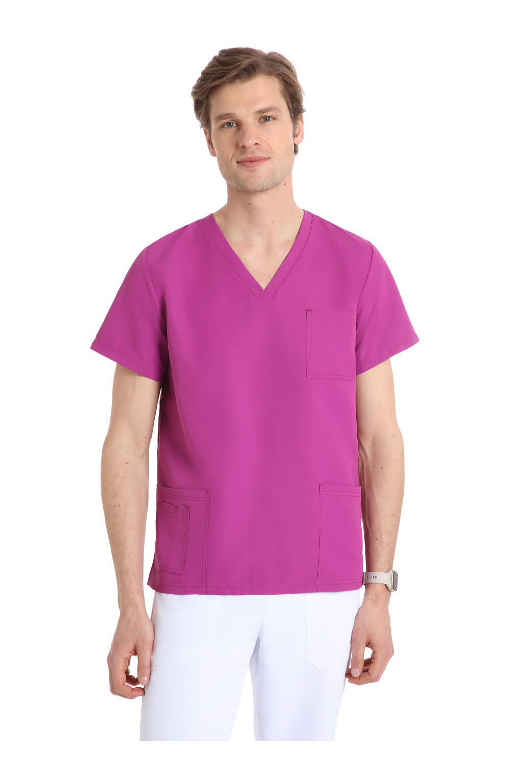 Smart_Unisex_Violet_NO_IRON_Tunic_42659