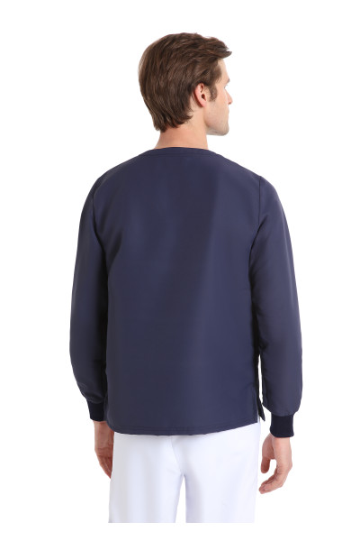 Smart_unisex_Dark_Blue_long_sleeve_NON-IRON_tunic_42674