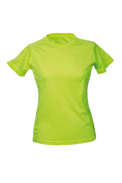 T-SHIRT MONTEVIDEO LADY GELB FLUO T-SHIRT