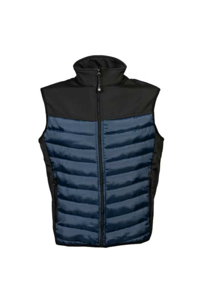 SOFT SHELL OSLO MAN NAVY/BLACK GILET SOF