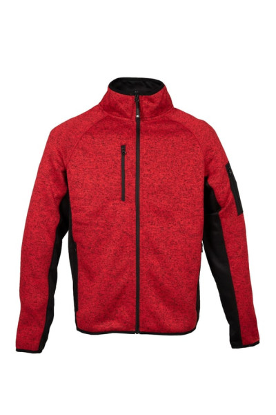 PILE MONVISO MAN RED-C STRICKFLEECE