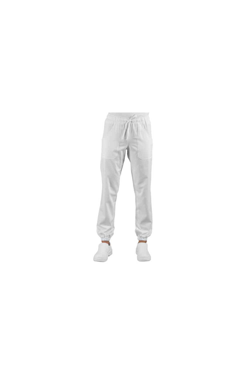 WHITE STRETCH TROUSERS