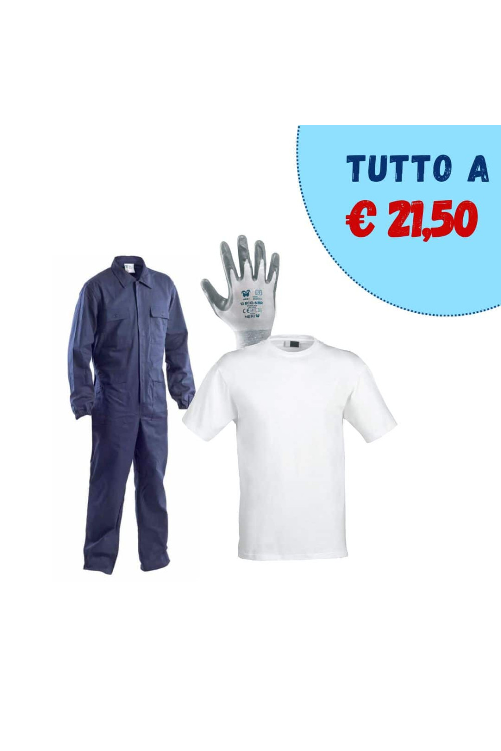 KIT 2 TUTA/GUANT/T-SHIRT