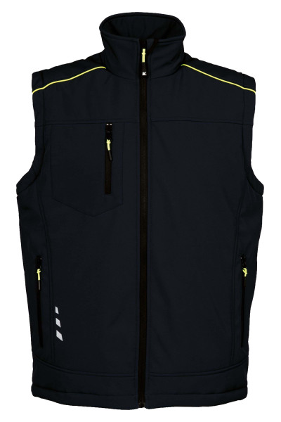 GILET SOFTSHELL BORMIO NOIR SOFTSHELL