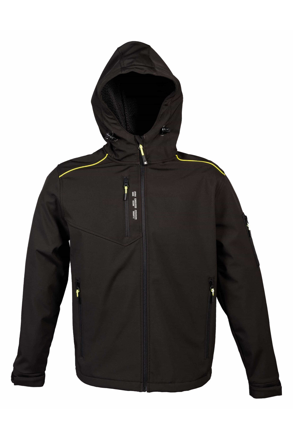 SOFTSHELL BRENTA SCHWARZE SOFTSHELLJACKE