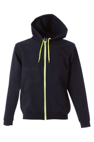 SWEAT-SHIRT LONG ZIP HOMME MIT BRESCIA MARINE