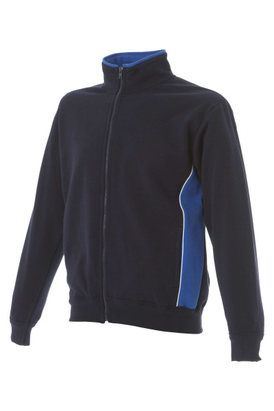 MIT CAGLIARI NAVY ZWEIFARBIGES SWEATSHIRT