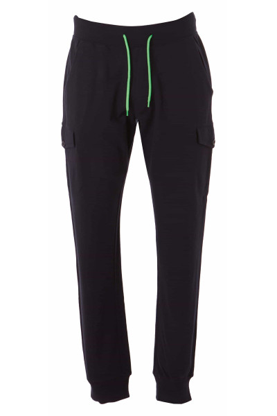 DAMASCO TROUSERS MAN NAVY LONG TROUSERS