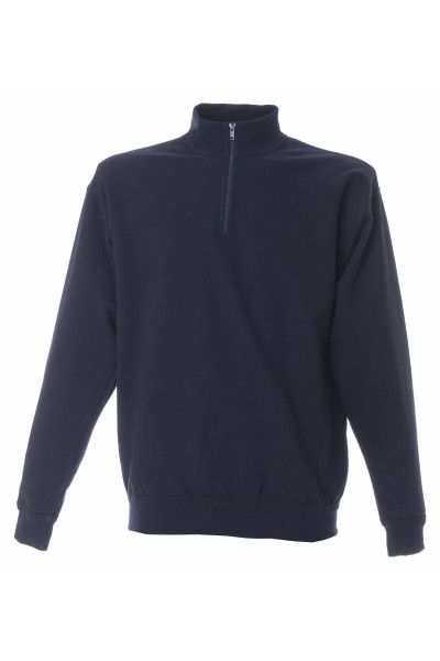 MIT GROSSETO NAVY KURZES REISSVERSCHLUSS-SWEATSHIRT