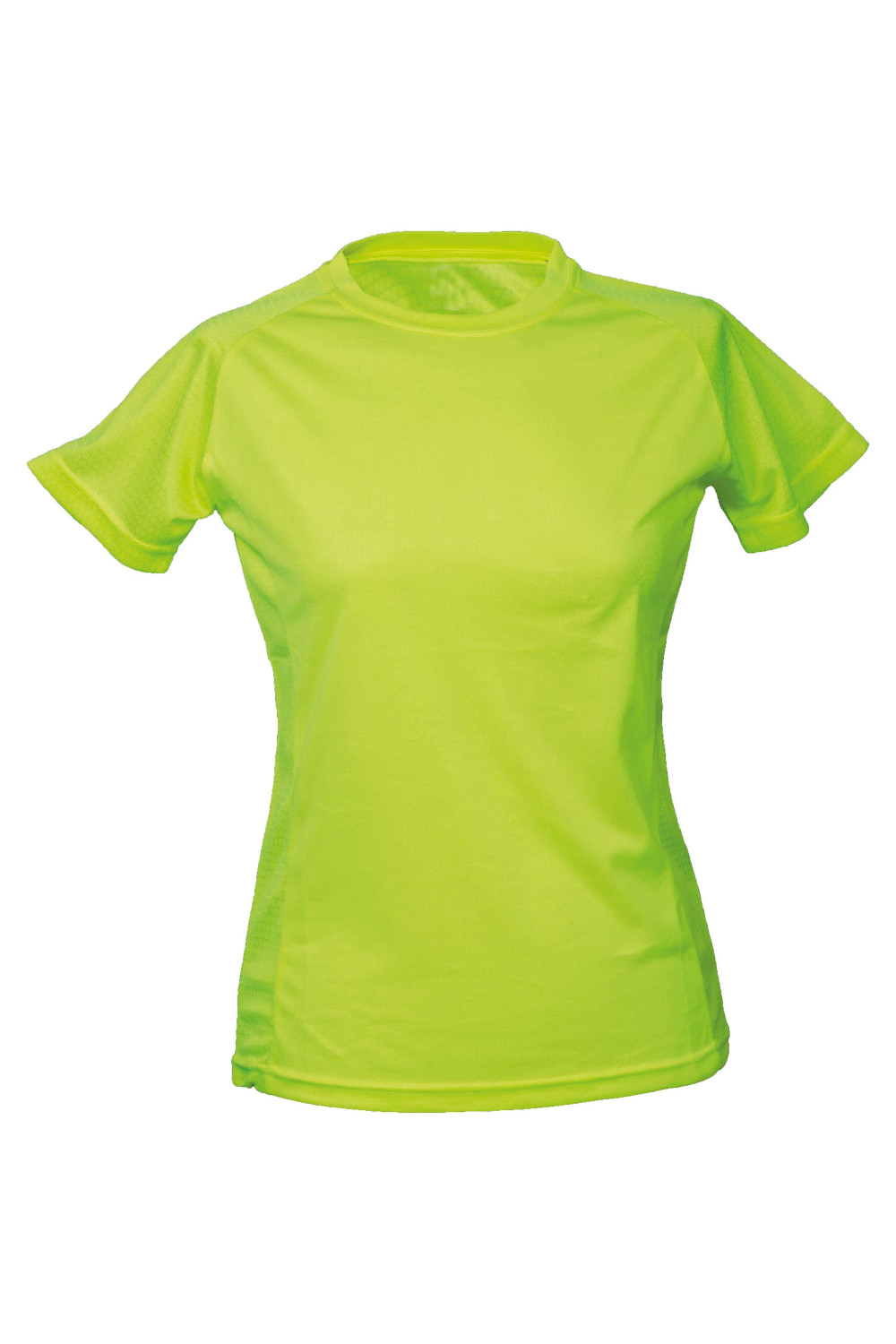 CAMISETA MONTEVIDEO MUJER AMARILLA FLUO T-SH