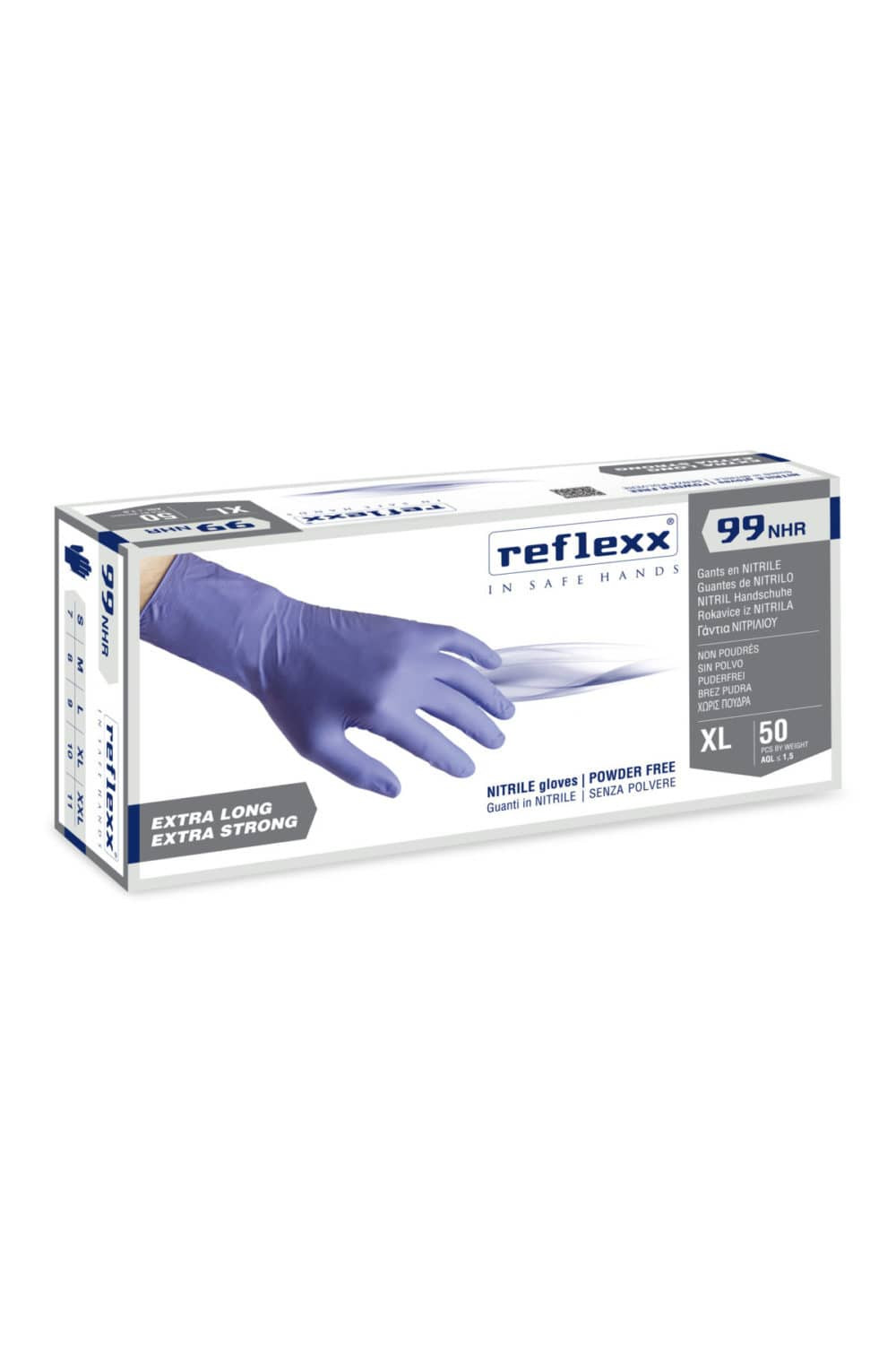 HI RISK NITRILE GLOVES POWDER FREE