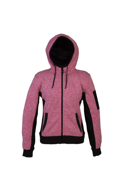 PILE NEW QUEBEC LADY PINK KNITTED FLEECE