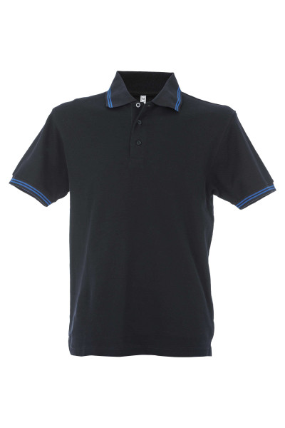 POLO PARIS HOMME POLO BLEU MARINE-BLANC