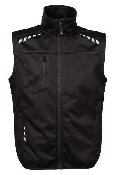 GILET SOFTSHELL TRIESTE NOIR SOFTSHELL