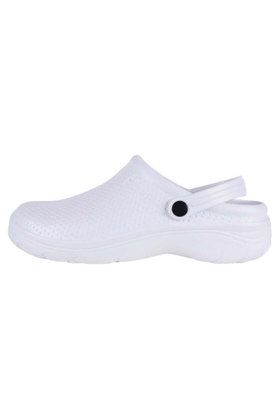 EVA PLASTIC CLOGS WHITE BLACK BLUE