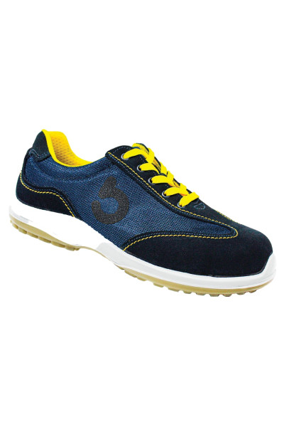 CHAUSSURES  BXWORK  BLEUE ET JAUNE