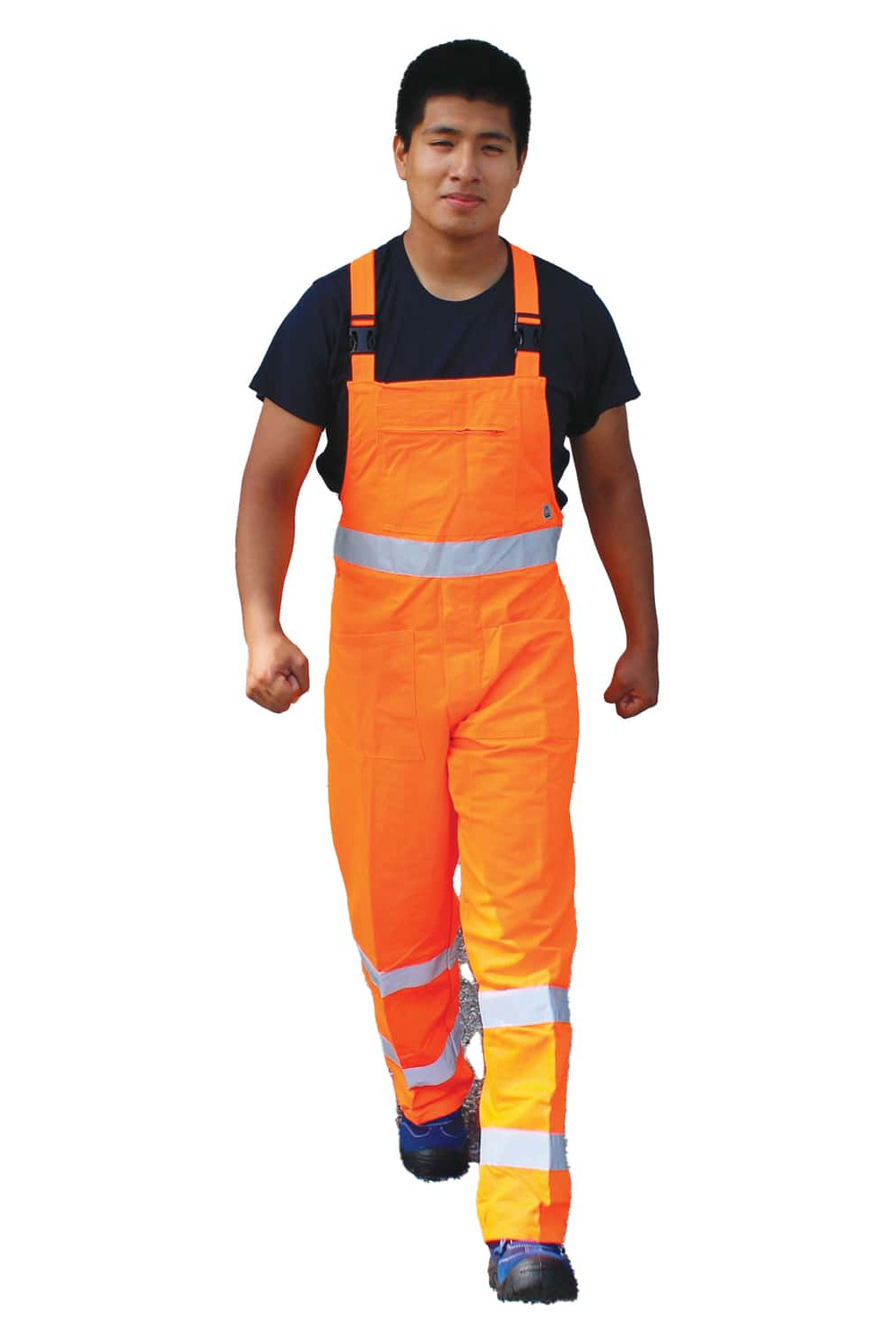 HIGH VISIBILITY WORK OVERALLS