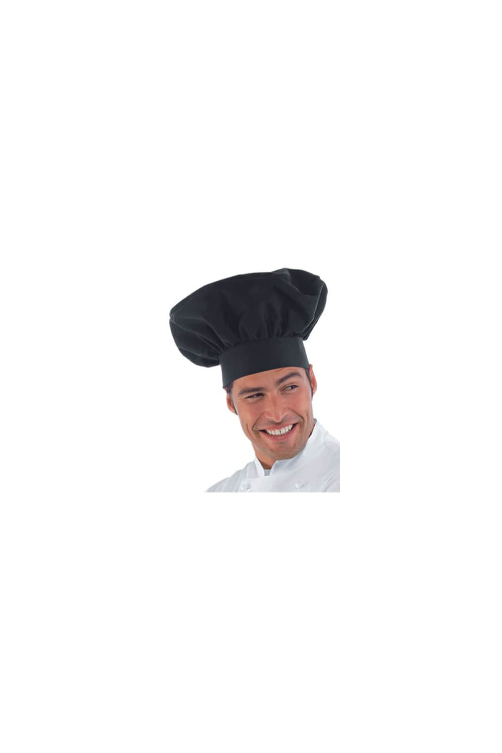 GORRO DE COCINERO NEGRO