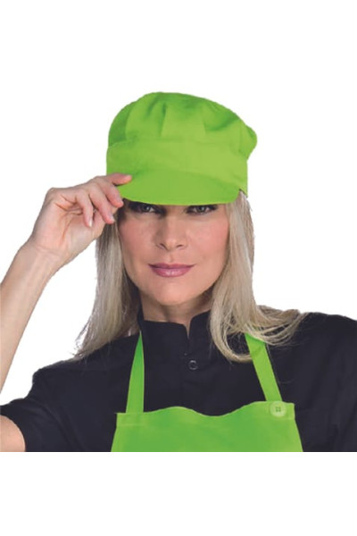 GORRA DE TRABAJO VERDE MANZANA