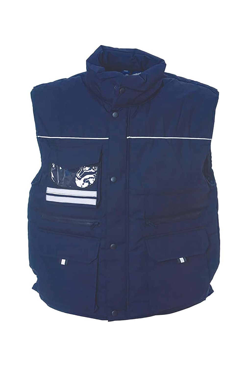 BLUE MULTI-POCKET WORK VEST