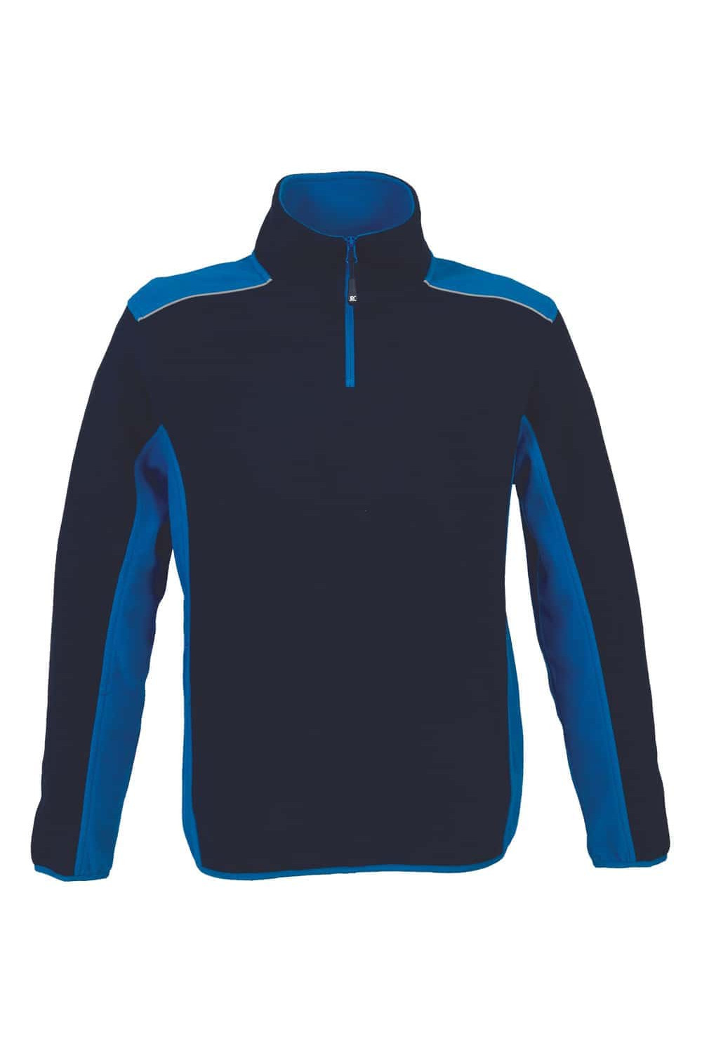 TWO-TONE HALF ZIP WORK FLEECE