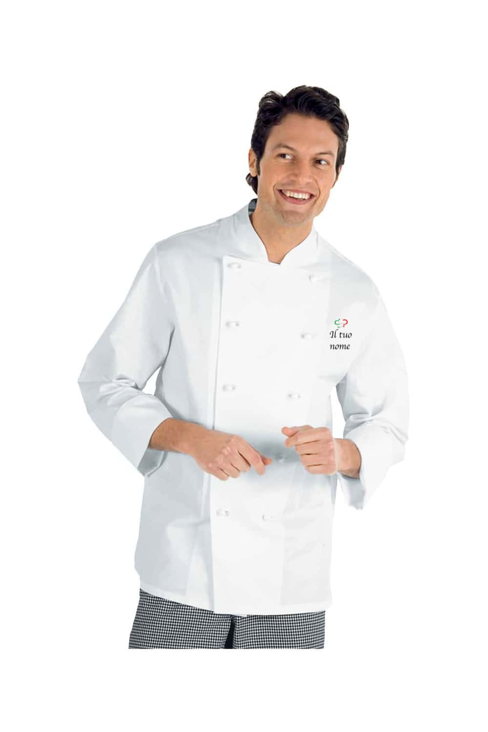 CHAQUETA DE COCINERO DE TRABAJO BLANCA