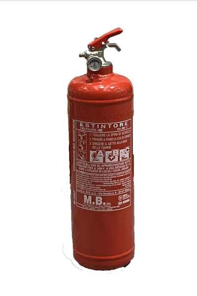 PORTABLE POWDER FIRE EXTINGUISHER 2 KG