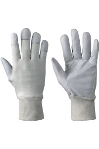 Leather work gloves: leather work gloves, Kevlar gloves  