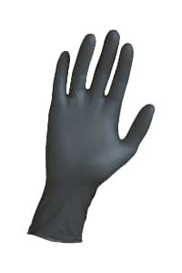 Disposable esthetician gloves: nitrile, adhesive